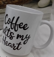 Mok " Coffee melts my heart"