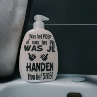 Zeeppomp  | Was het poep of was het pis, was je  handen hou het fris | 500 ml