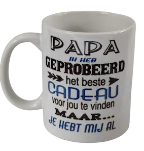 Papa&rsquo;s mok &ndash; Uniek cadeau voor de beste vader