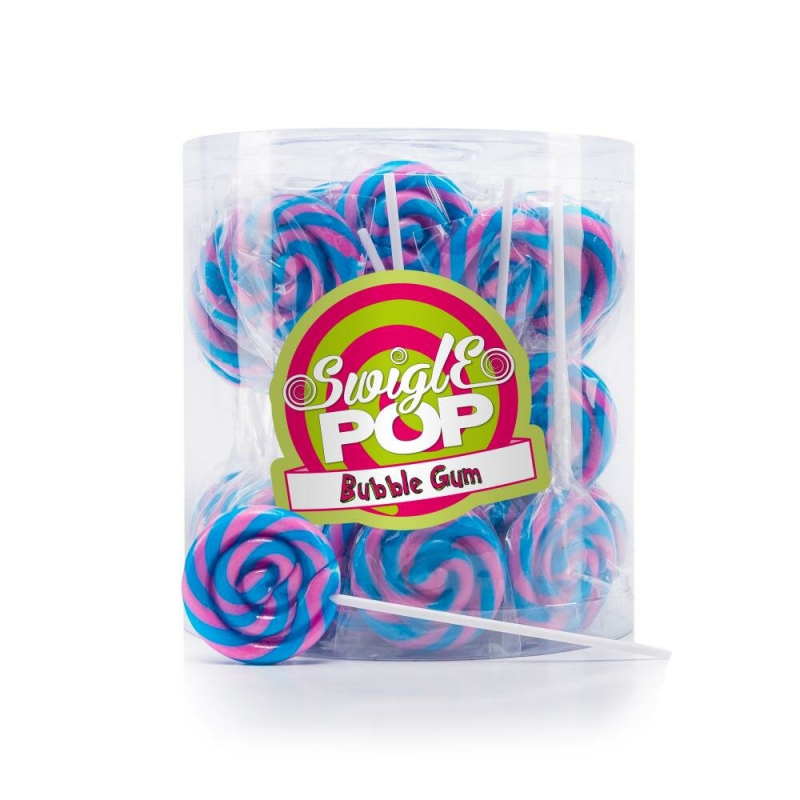 Lolly Swigle Pops Mini Bubblegum