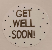 Wenssticker "Get well soon"