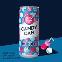 Candy Can Drink Sparkling Bubblegum