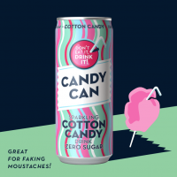 Candy Can Drink Sparkling Cotton Candy