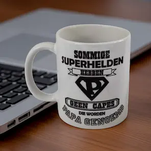 Papa&rsquo;s Mok &ndash; Uniek Cadeau voor een Superheld